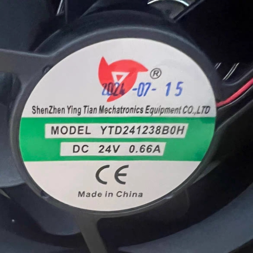 YTD241238B0H DC24V 0.66A 12038直流排气电焊机变频器大功率风扇
