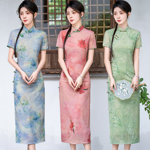 娘子写女装2025新款蔓楼兰四美子官方逸红颜旗袍先生崔万志旗舰店