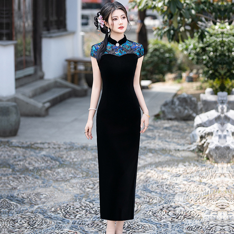 蔓楼兰官方逸红颜独特漂亮古棠精裁国际大牌旗袍先生崔万志旗舰店