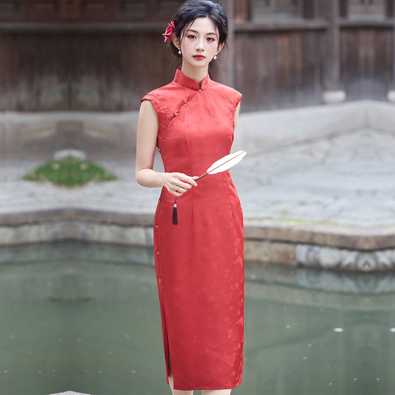 娘子写凤禧苏之绣梦至超国际大牌崔万志官方旗舰店女装满庭芳旗袍