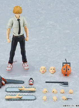优质版关节可动figma 586 电锯人 链锯人 淀治电次MaxFactory手办
