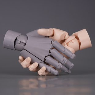 SO-TA加加美高浩1/2可动手指扭蛋缩小版左右手掌模型素体手办玩具