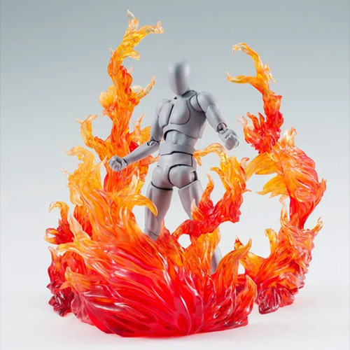 魂EFFECT必杀特效1/12可动人偶火焰燃烧红色蓝色配件包玩具百搭件