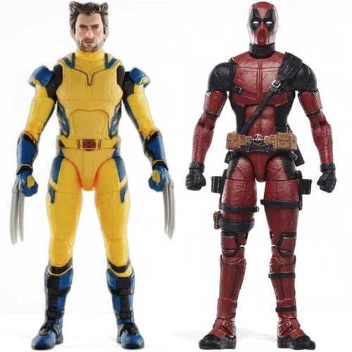 漫威蜘蛛侠Marvel legends 死侍 金刚狼 电影版 6寸可动手办 模型