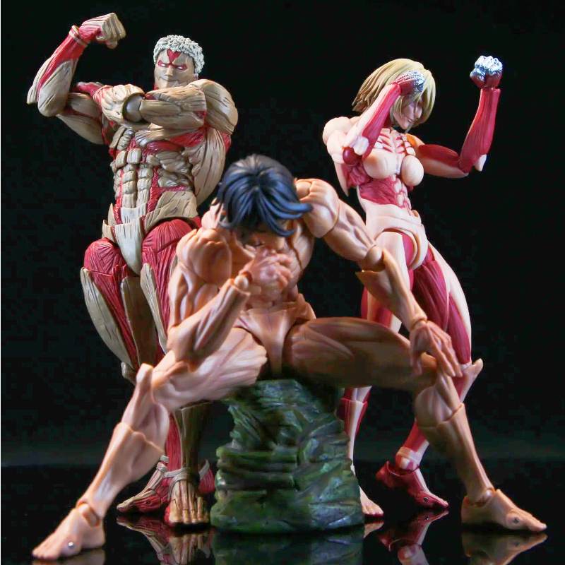 KOact厂山口式进击的巨人艾伦特典版兽 铠巨人女可动手办玩具toys