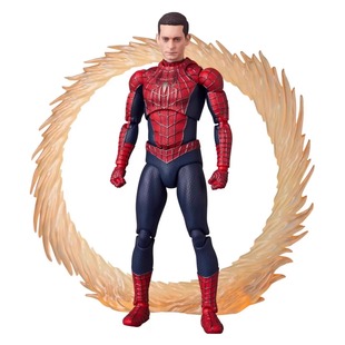 ko版MAFEX241托比马奎尔真人头雕蜘蛛侠友好邻居无家可归可动手办