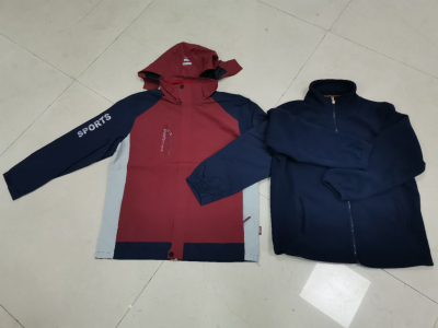 ZMB秋冬新款校服班服冲锋衣两件套可拆卸摇粒绒内胆男生女生同款