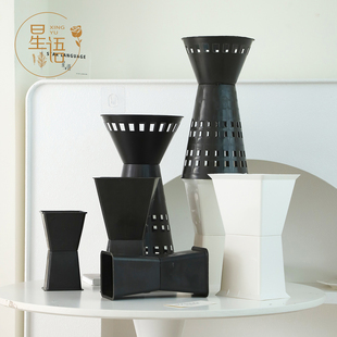 星语 插花神器方墩墩花束内胆插花箭筒剑桶鲜花固定底座包花神器