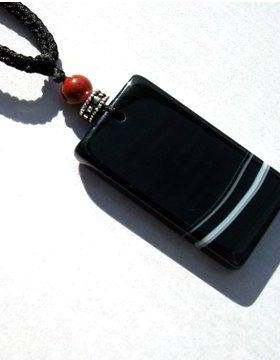 线天影子石项影子石男士礼品项坠