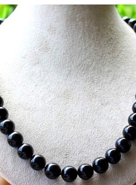 五行补水项链 乌鸦血石 男女款项链