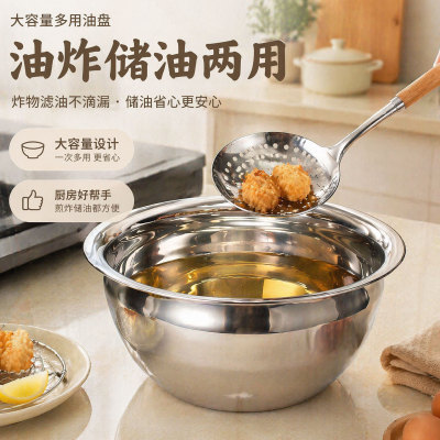 商用不锈钢带盖油盆油炸储油