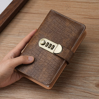 密码本钱币收纳册加宽存钱本收纳本大容量存钱册收纳网红密码锁