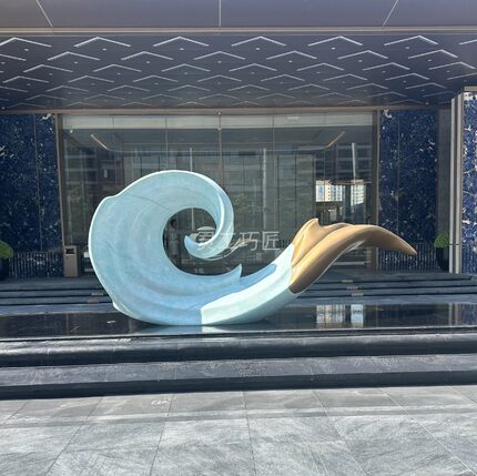 定制不锈钢雕塑仿玉石雕塑 酒店商场营销中心美陈发光落地雕塑