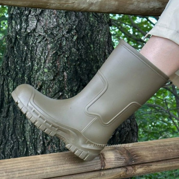 韩国东大门四季款中筒靴雨鞋