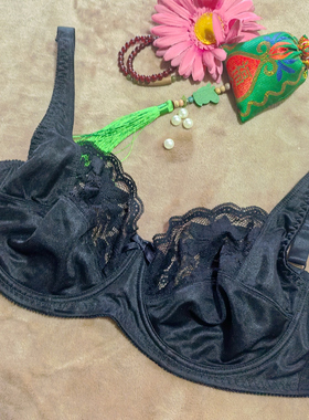 出口余单甩货蕾丝网纱大码文胸内衣有钢圈7580EF80B8590105BCDEF