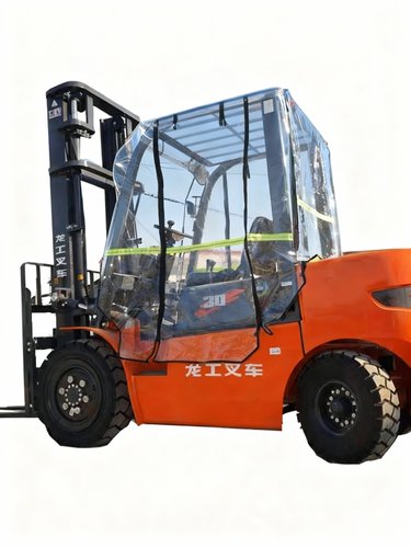 适配杭叉龙工合力叉车挡雨棚雨帘燃油封闭保暖围帘防雨罩防风罩