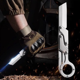 全钢折叠刀多功能随身便携水果刀高硬度锋利小刀户外露营快递刀