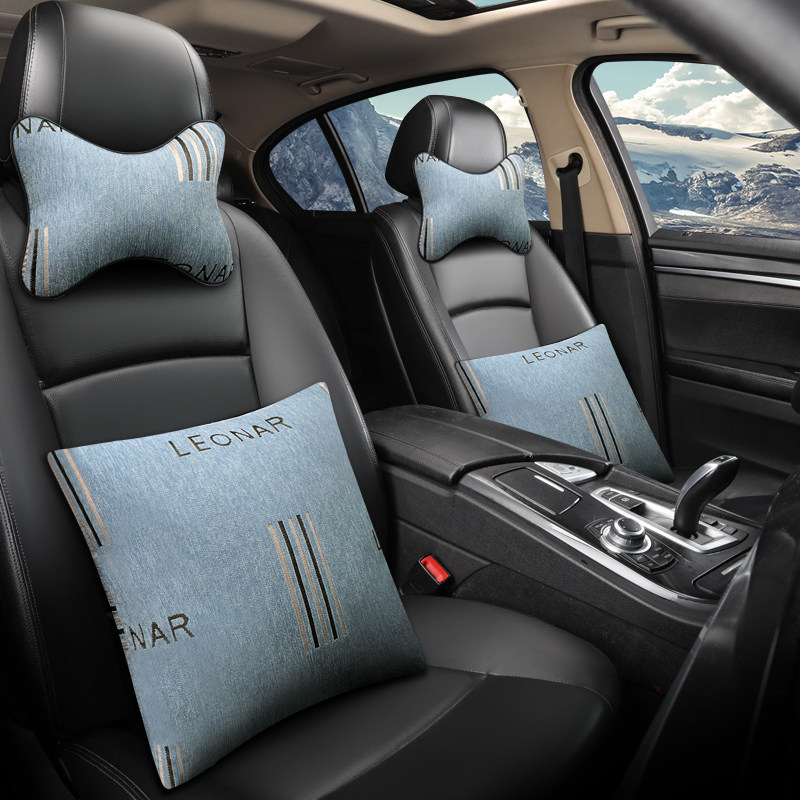 长安CX70 欧尚X70A奔奔EV凌轩CS75汽车头枕抱枕颈枕腰靠枕4四件套