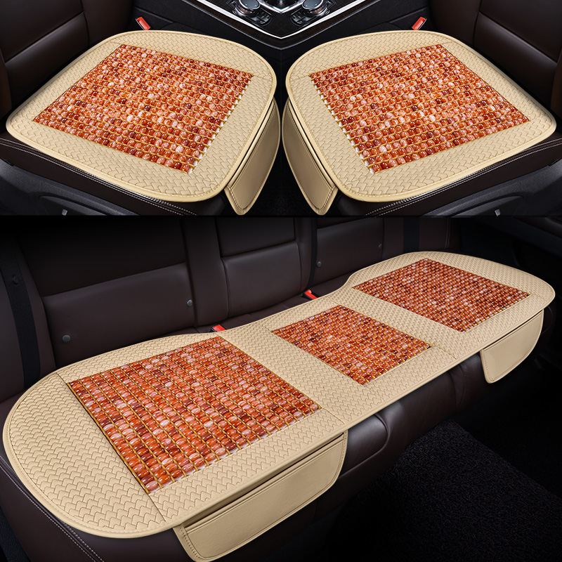 树脂玉石 汽车坐垫单片三件套珠子座垫防滑非木珠垫夏季车用凉垫