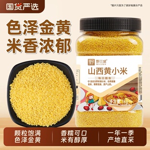 新货山西黄小米新米农家5斤装 小黄米粮食糯小米粥五谷杂粮旗舰店