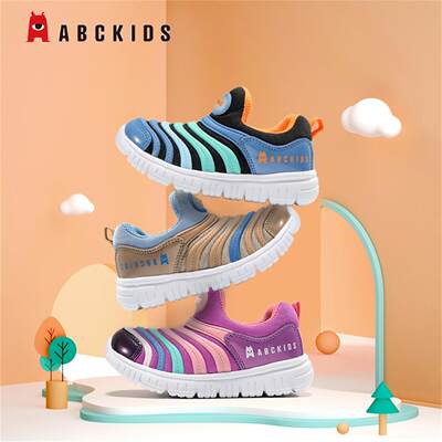 abckids儿童毛毛虫童鞋