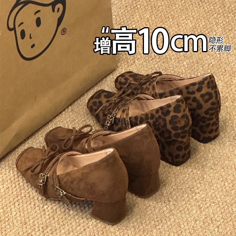 小个子增高10CM玛丽珍鞋
