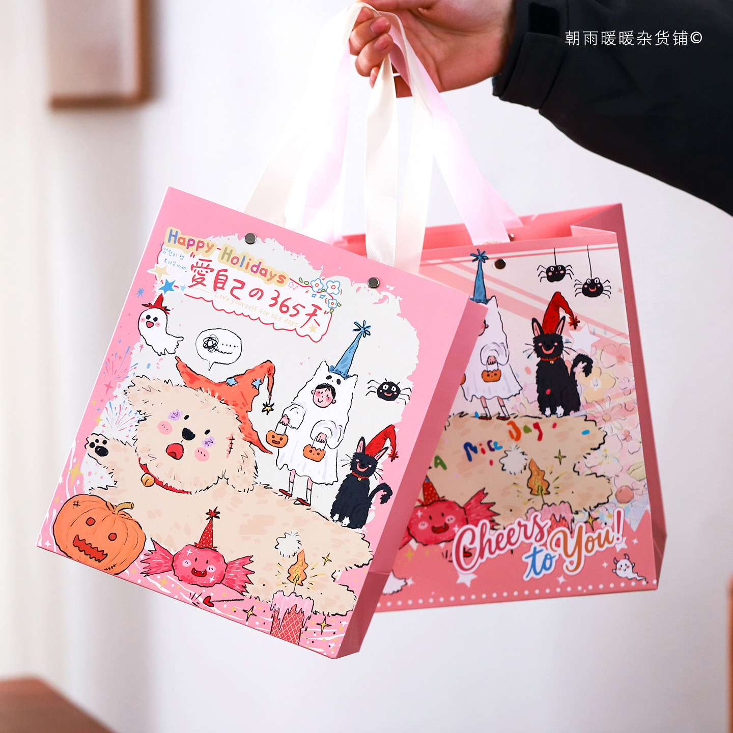 可爱漂亮礼品袋手提袋图片