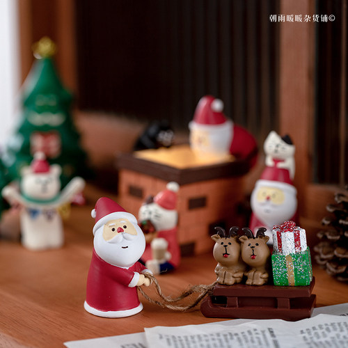 圣诞老人摆件桌面装饰圣诞节礼物