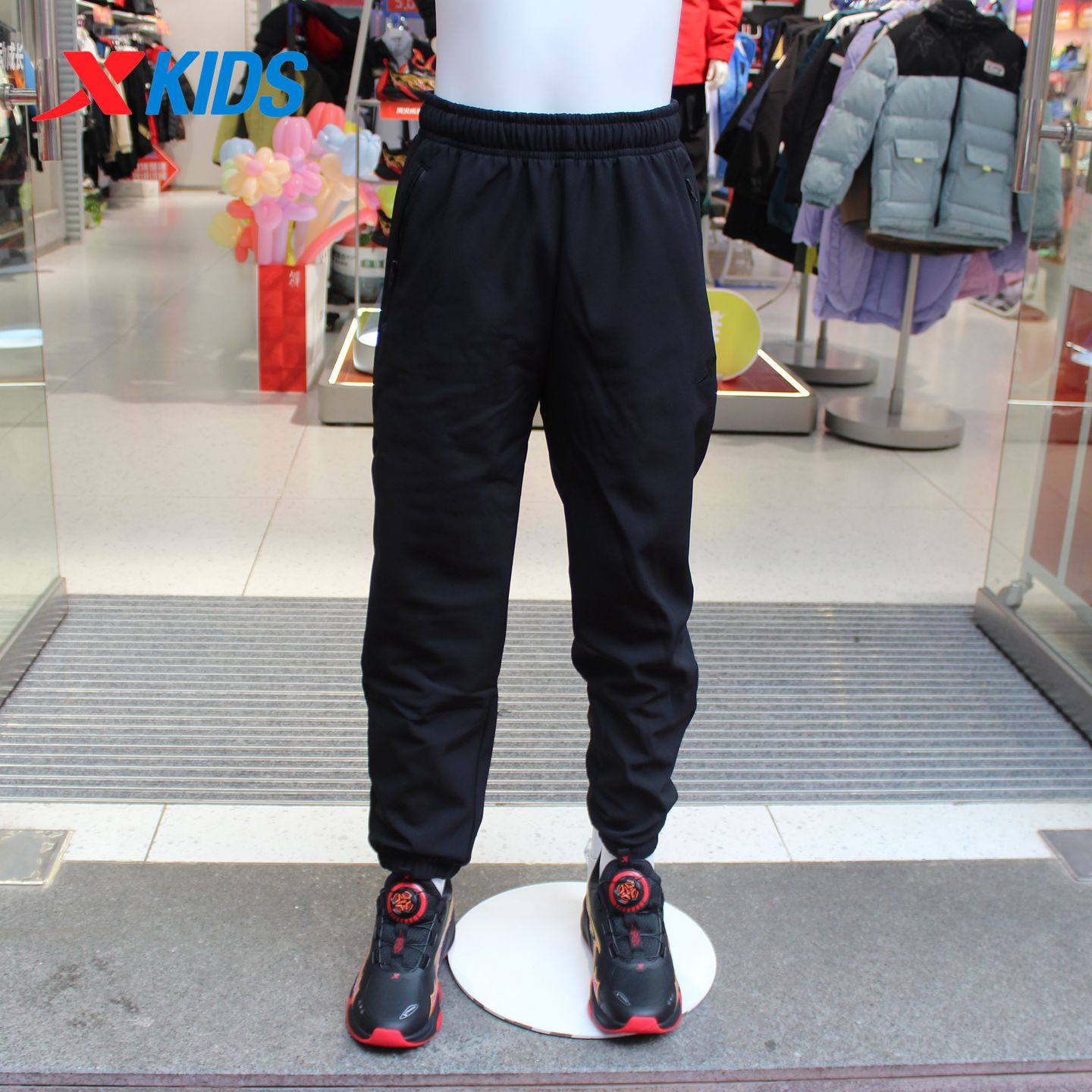 特步儿童2025冬款男大童户外梭织加绒保暖长裤运动裤675425514096,童装/婴儿装/亲子装,裤子,淘宝优惠券,粉丝福利购,淘宝优惠卷