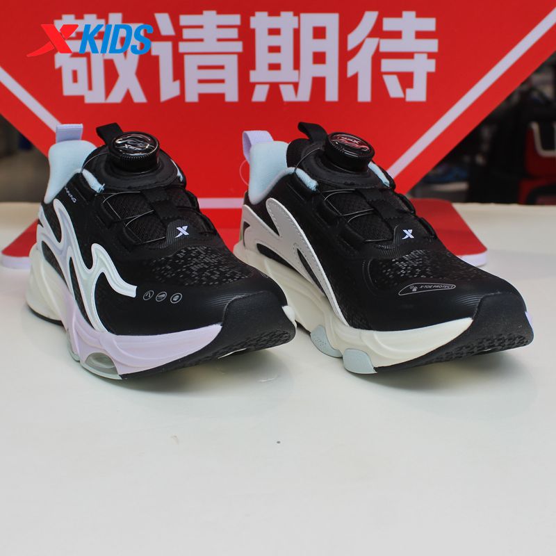 特步儿童少年女大童风火成长鞋7.0运动鞋2025冬跑步675414114044