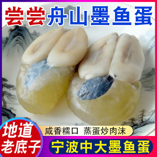 宁波特产东海大墨鱼蛋舟山海鲜