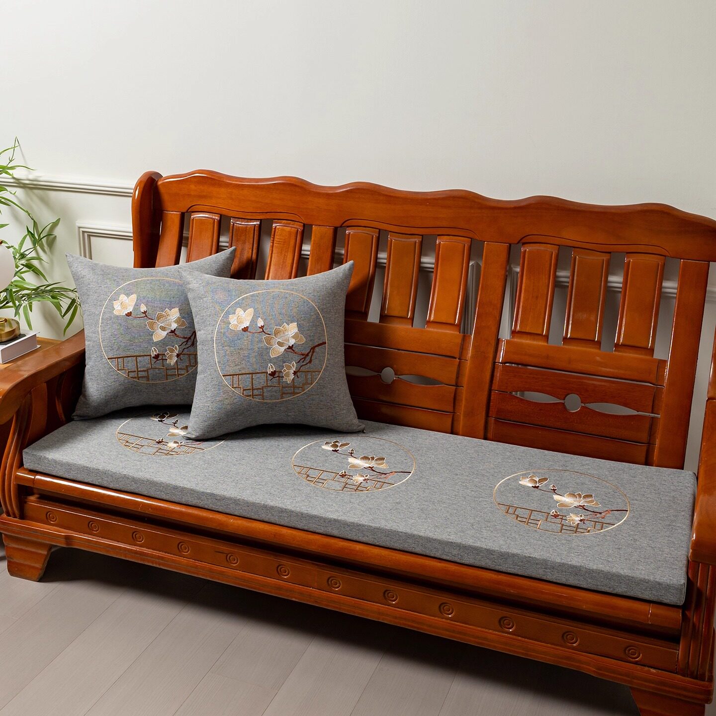 中式家具坐垫加厚实木沙发垫刺绣海绵垫定制红木沙发垫春秋椅垫子,居家布艺,沙发垫,淘宝优惠券,粉丝福利购,淘宝优惠卷