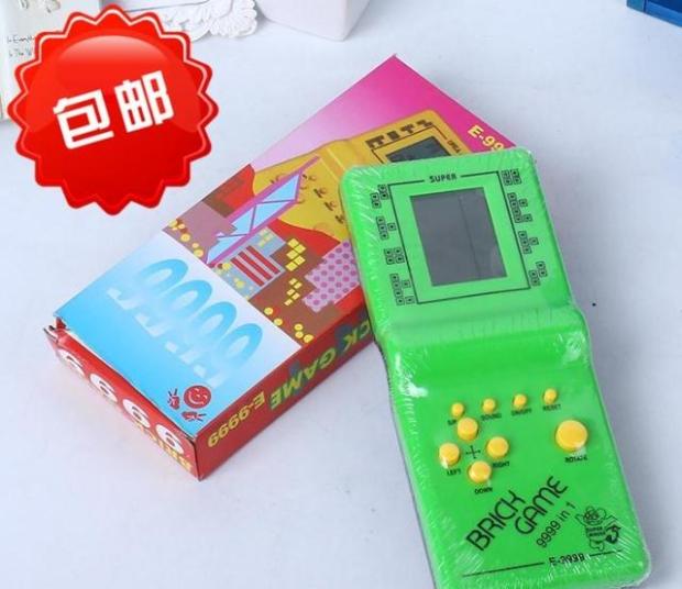 经典俄罗斯方块游戏机 小型游戏机掌机怀旧儿童益智玩具礼物包邮