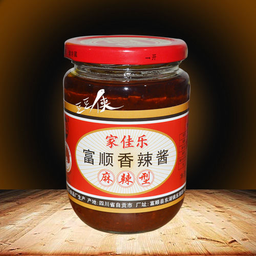 家佳乐麻辣酱350g1瓶/4瓶 老牌子家佳乐富顺麻辣酱自贡麻辣烤串酱图片
