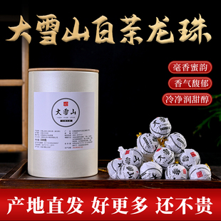 古树白茶云南临沧勐库大雪山白茶月光白茶龙珠香甜型2022春330克