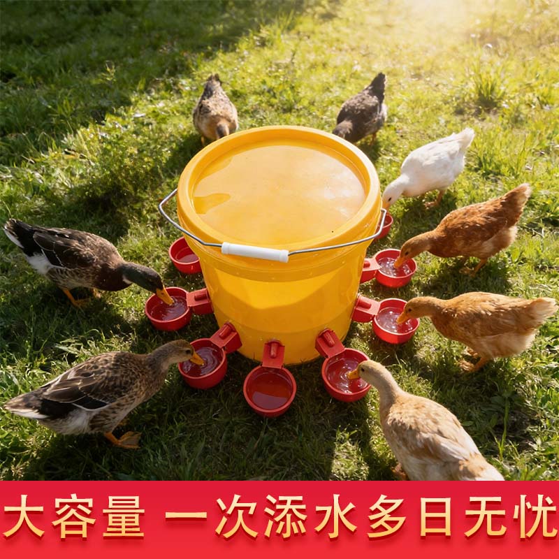 水满自停自动喝水装置鸡鸭饮水器