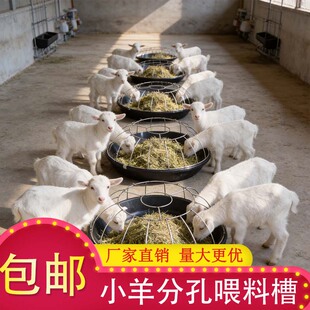 新款小羊羔料槽羔羊补料槽小羊羔开口料槽大羊吃不到加厚食槽水槽