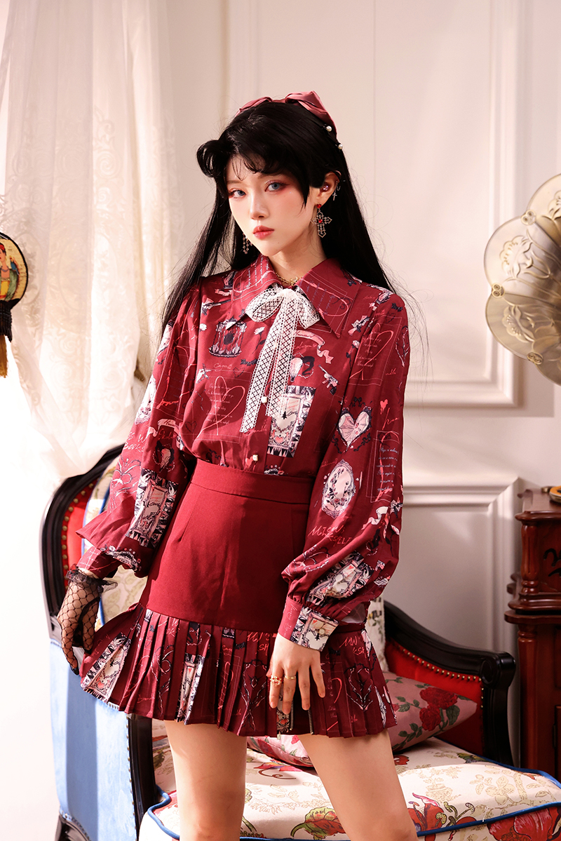 W小姐的书架长袖衬衫心跳猎手