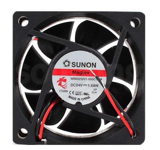 原装SUNON建准MB60252V1-000C-A99 6025 24V 1.68W变频器风扇
