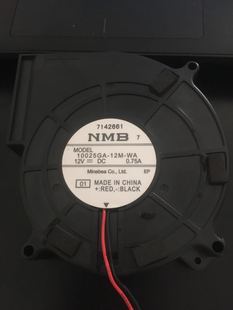 NMB 10CM 涡轮风扇 鼓风机 10025GA-12M-WA 12V 0.75A 大风量