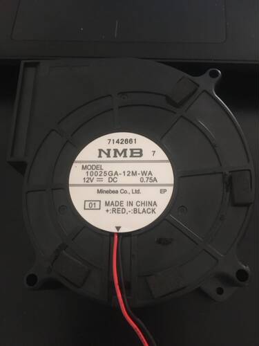 NMB 10CM 涡轮风扇 鼓风机 10025GA-12M-WA 12V 0.75A 大风量
