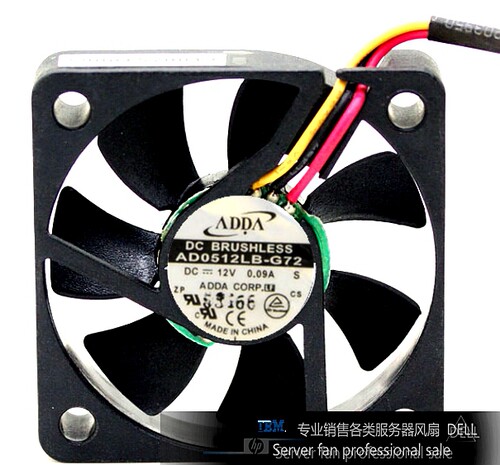原装 ADDA 5010 12V 0.17A AD5012HB-D72 5CM/厘米双滚珠散热风扇
