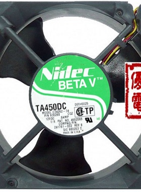 日本NIDEC TA450DC C34262-34 12038 12V 0.8A 服务器风扇