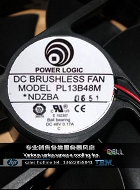 PL13B48M DC48V 0.17A 原装台湾动力 120*120*38MM双滚珠轴流风扇