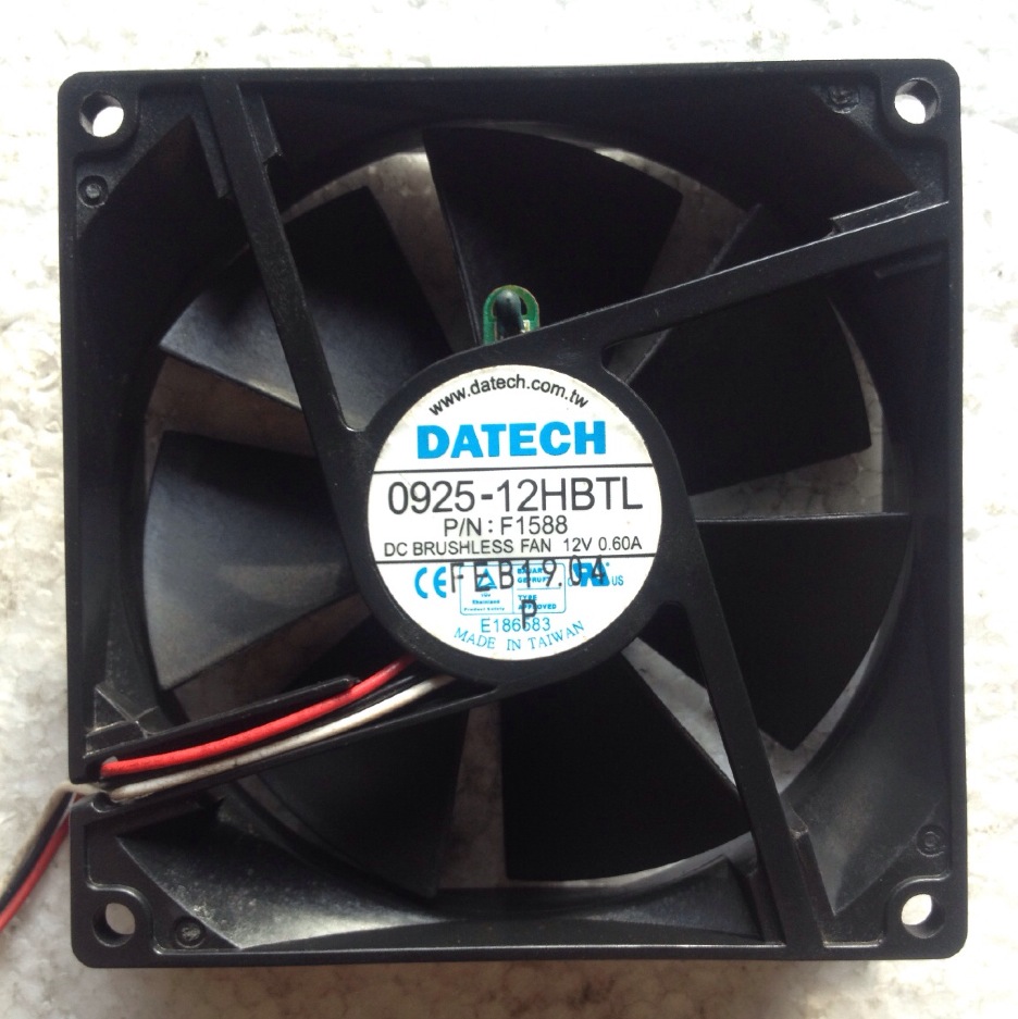 DATECH 0925-12HBTL F1588 9025 12V 0.60A台式机机箱风扇