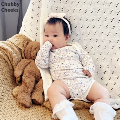 基础款纯棉春夏长袖三角哈衣连体