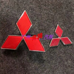 三菱V31中网标V32V33V45猎豹2030奇兵6470黑金刚三菱车标V6标志