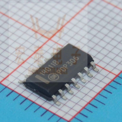 MC14011BDR2G 14011BG四路2输入与非门 贴片逻辑芯片 SOP14 全新