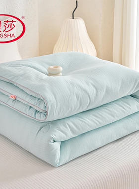 LangSha/浪莎A类大豆纤维秋冬被加厚机洗可水洗单双人被褥被芯