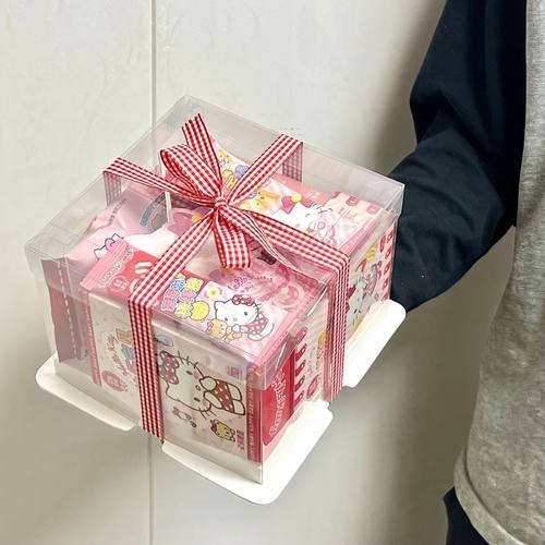 正版Hello Kitty零食礼盒生日礼物送女生闺蜜少女心可爱kt猫礼物
